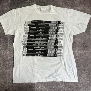 Mens 2017 Los Angeles Apparel Jay-Z 4:44 Tour White Hip Hop Rap T Shirt Tee Sz L